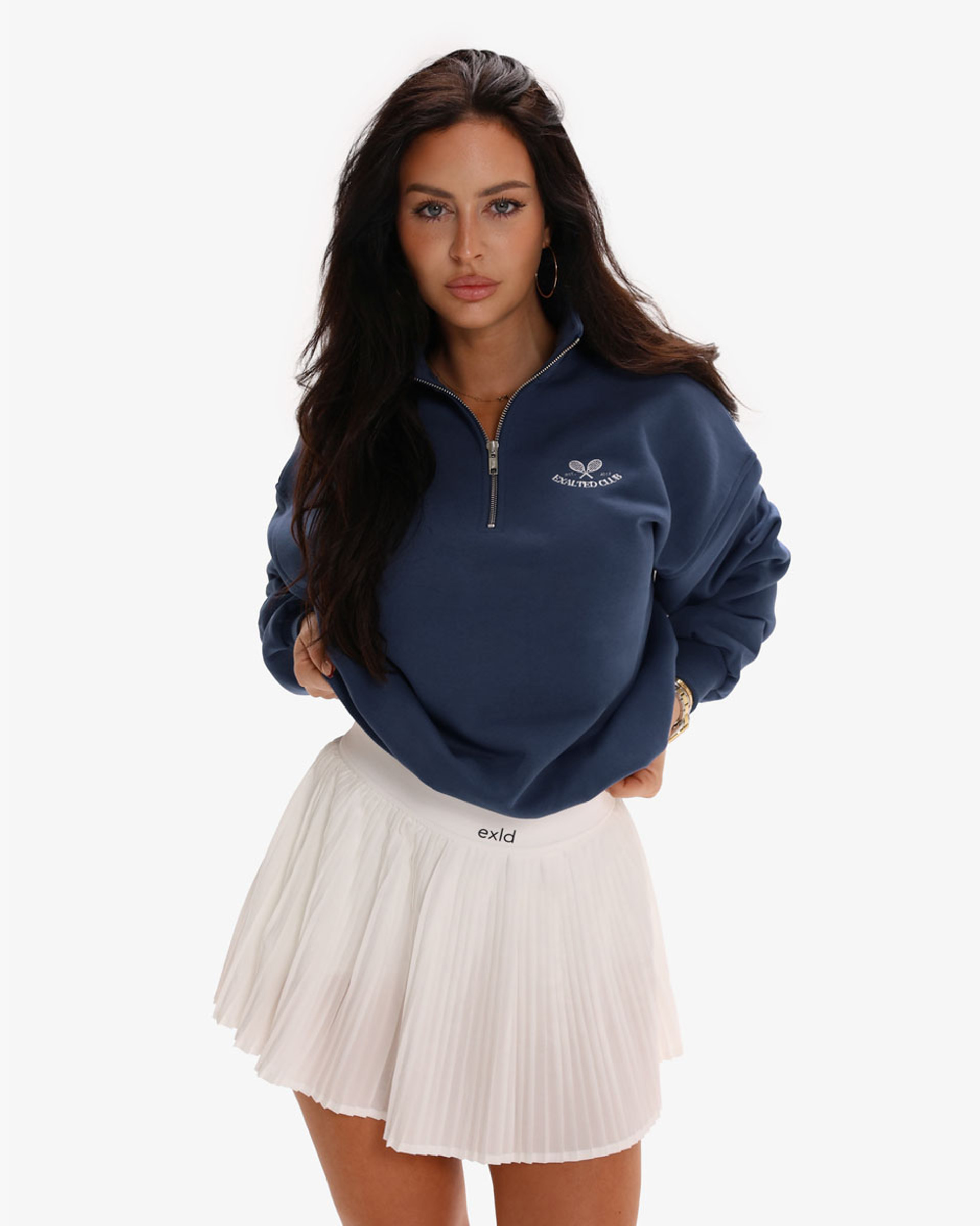 Exalted Club Half Zip Mikina