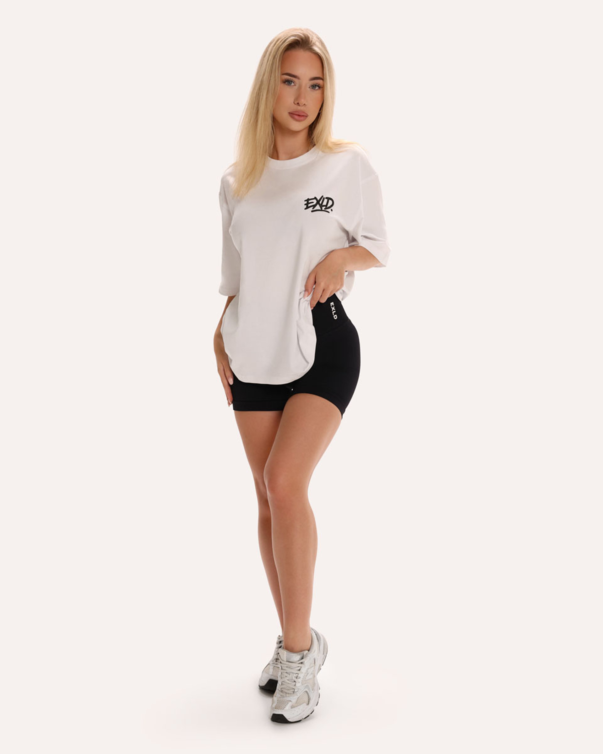 EXLD Oversized Printed Tričko