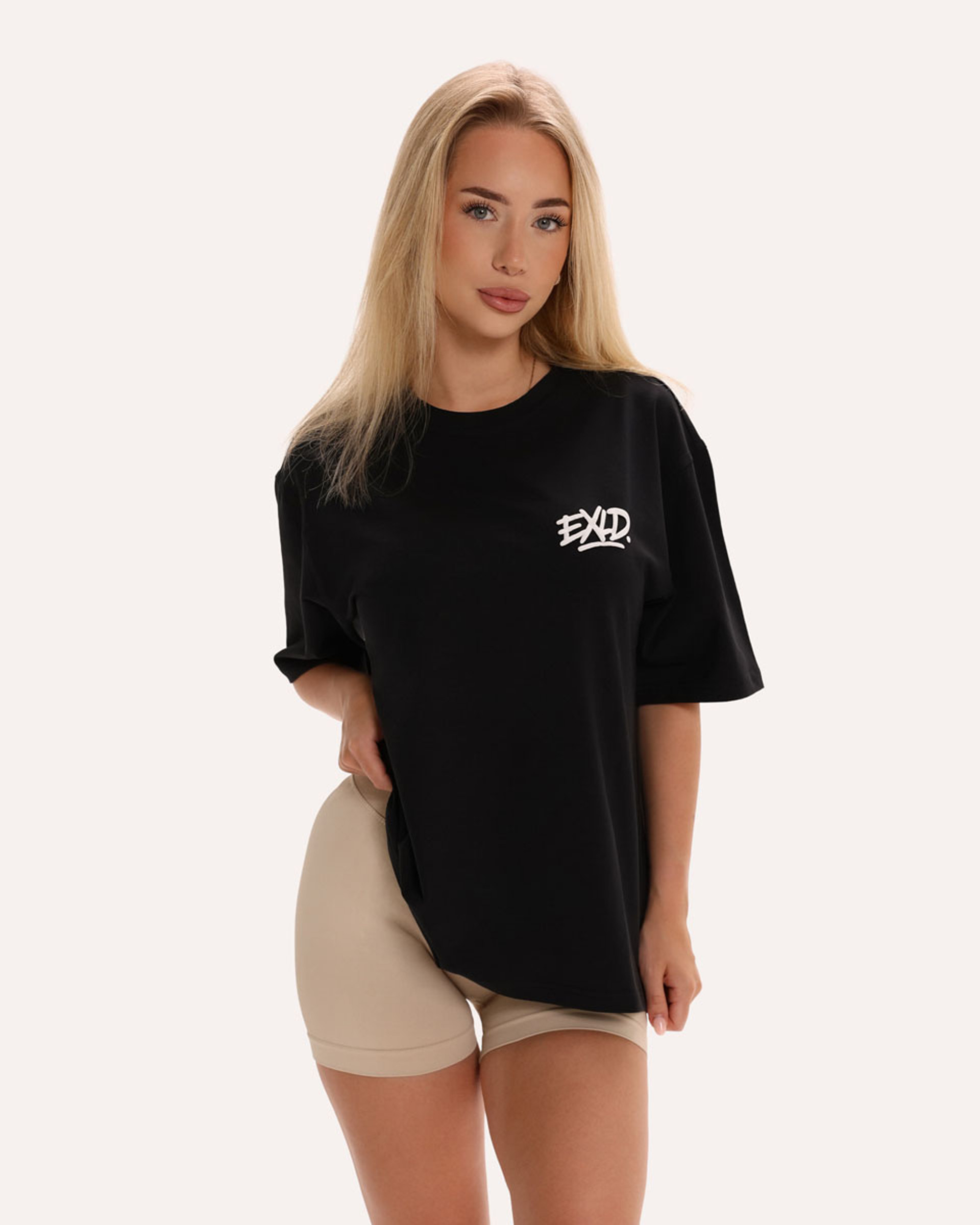 EXLD Oversized Printed Tričko