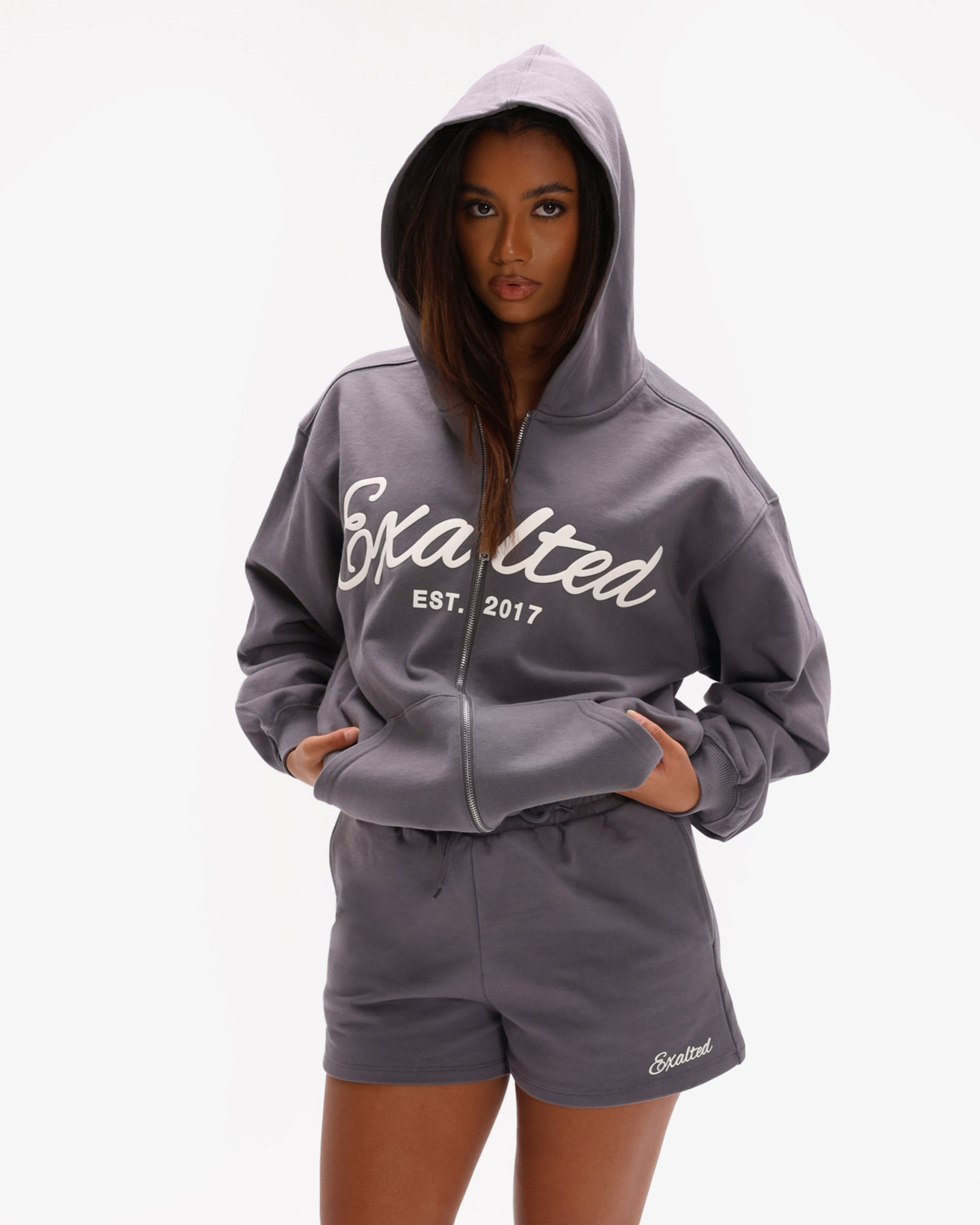 Off-Duty Zip Oversized Mikina