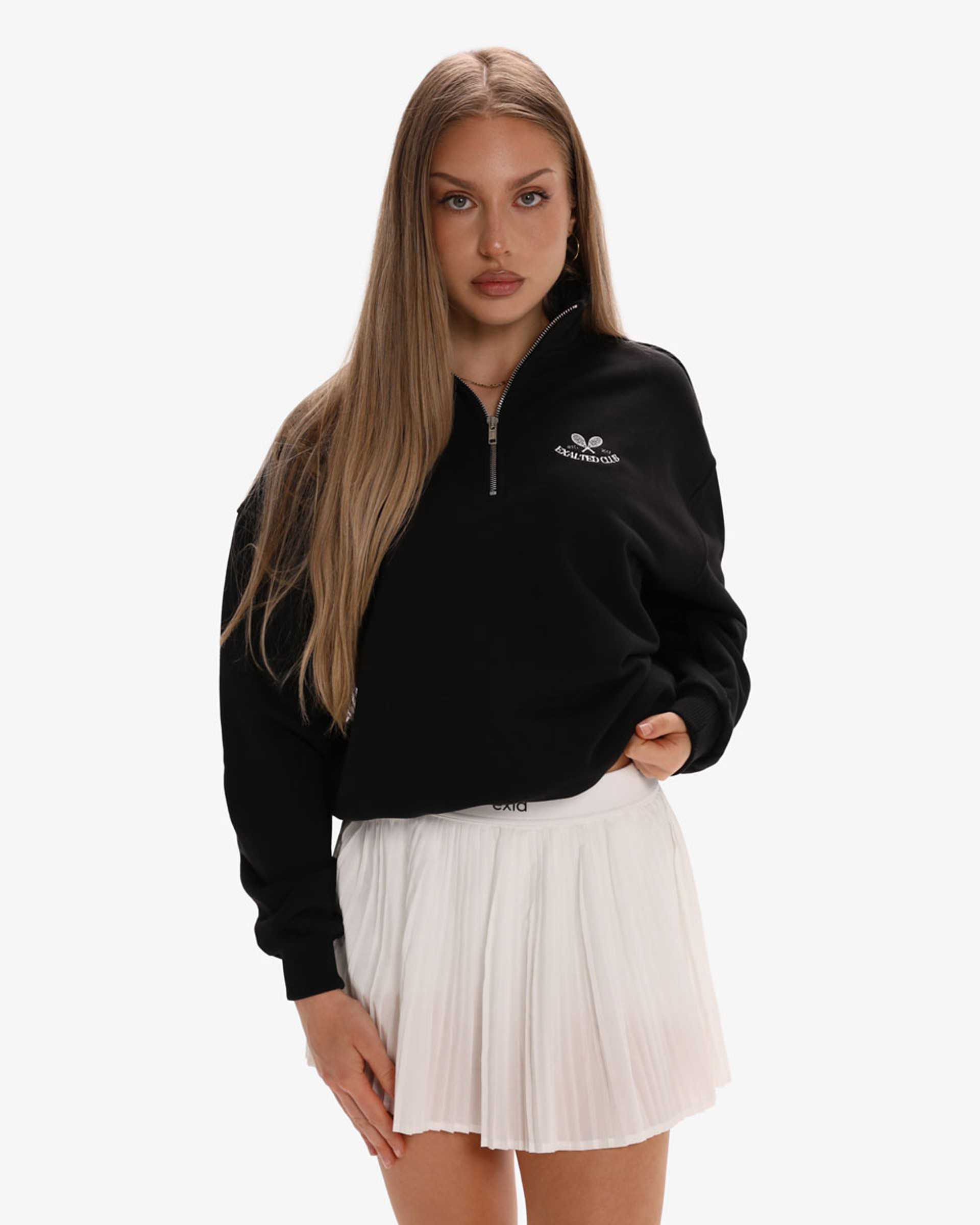 Exalted Club Half Zip Mikina