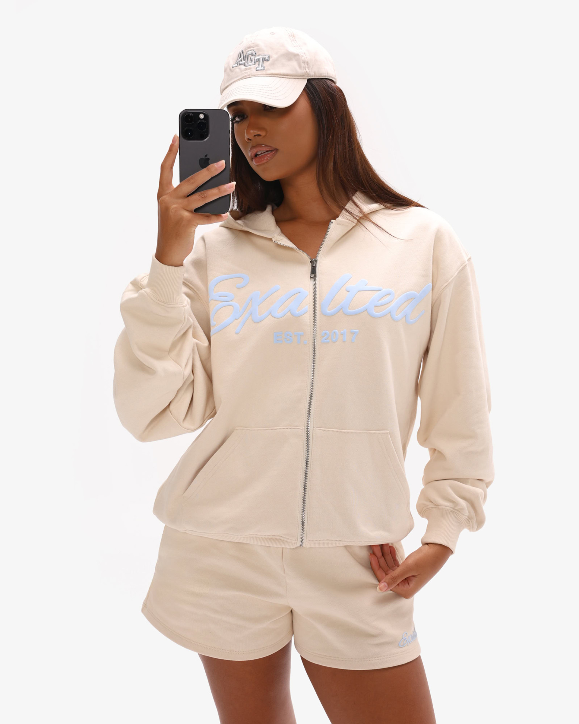 Off-Duty Zip Oversized Mikina