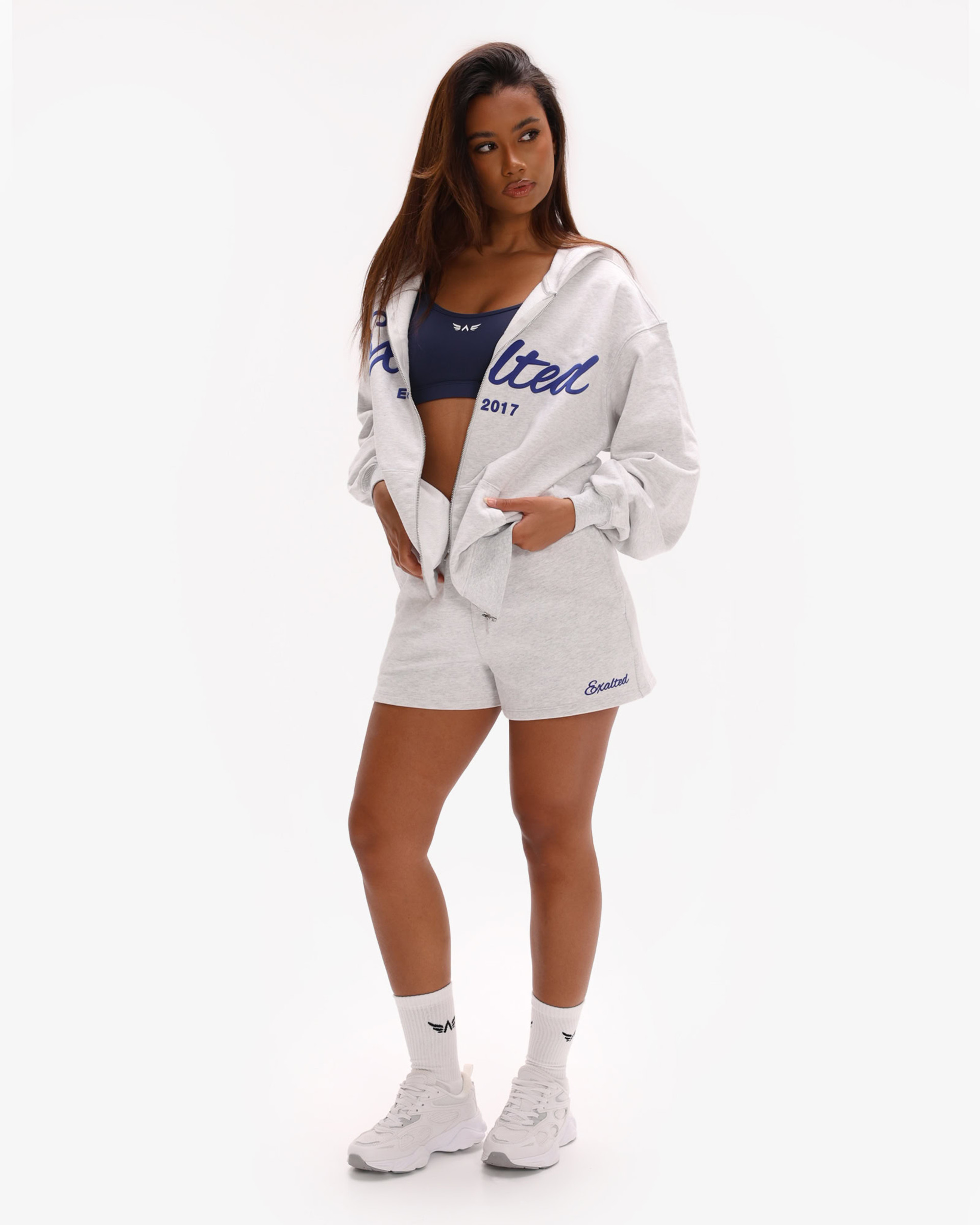 Off-Duty Zip Oversized Mikina