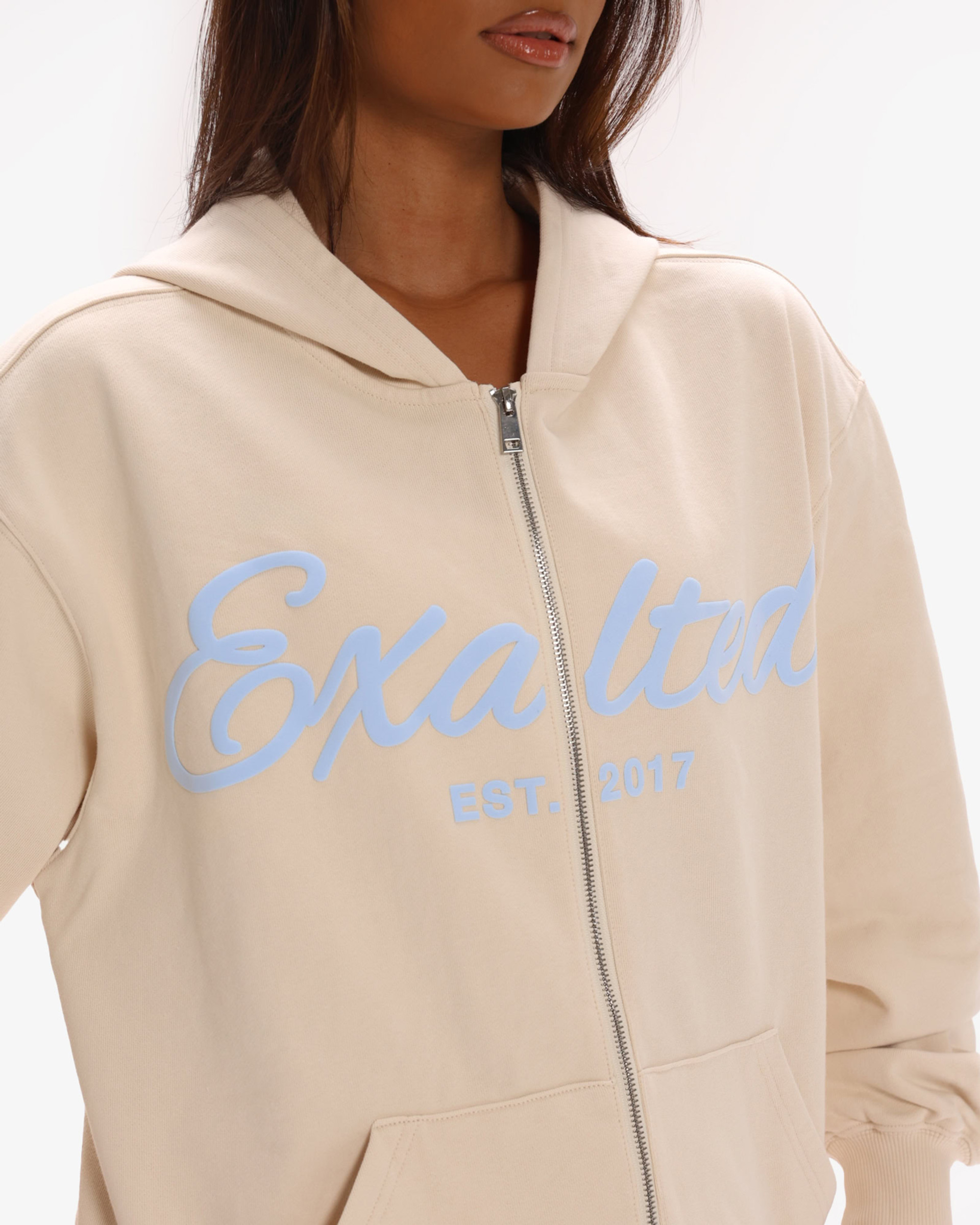 Off-Duty Zip Oversized Mikina