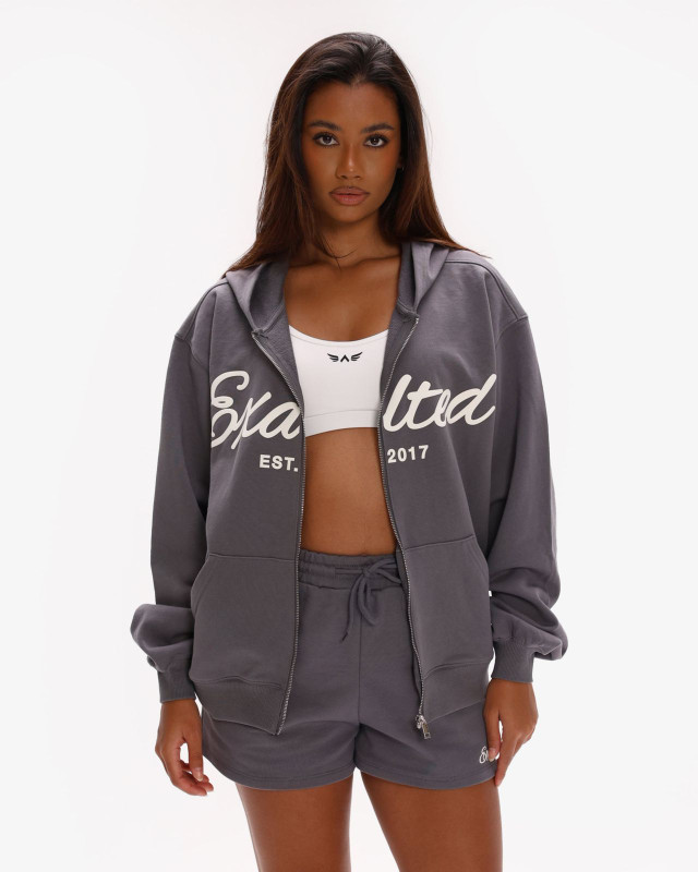 Off-Duty Zip Oversized Mikina